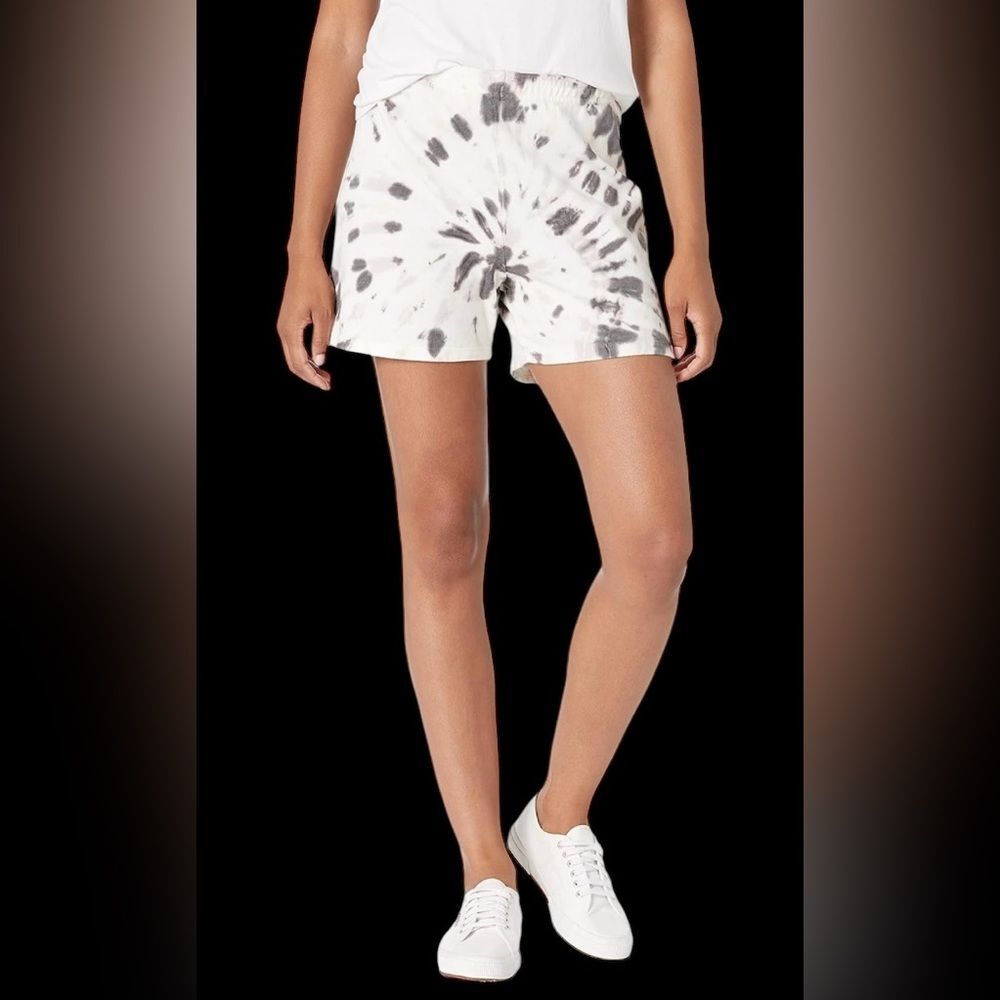Women’s Monrow tie dye fleece boyfriend shorts Loungewear NWT size XL retail $98